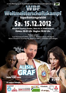 Alesia Graf Fight Poster 12/15/12