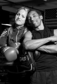 Heather Hardy and Trainer, Devon Cormack, @ Gleason's Gym, December 2012
