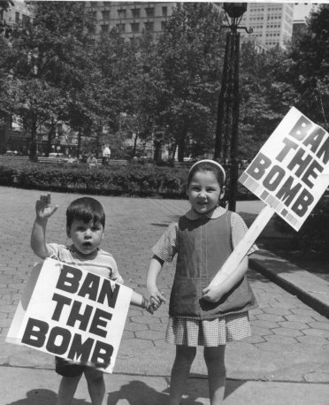 Ban the Bomb Rally, City Hall Park, New York City, 1959