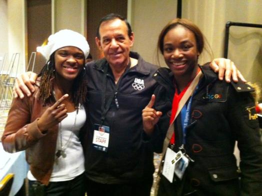Tiara Brown, Coach Roque & Claressa Shields, Spokane, Wa., Credit: USA Boxing