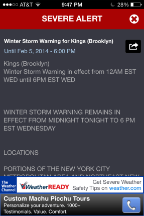 Winter Weather Alert