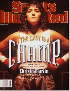 Christy Martin, Boxing April 15, 1996 x50289 Credit: Brian Smith- freelance